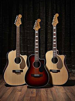 Fender acoustic guitars
